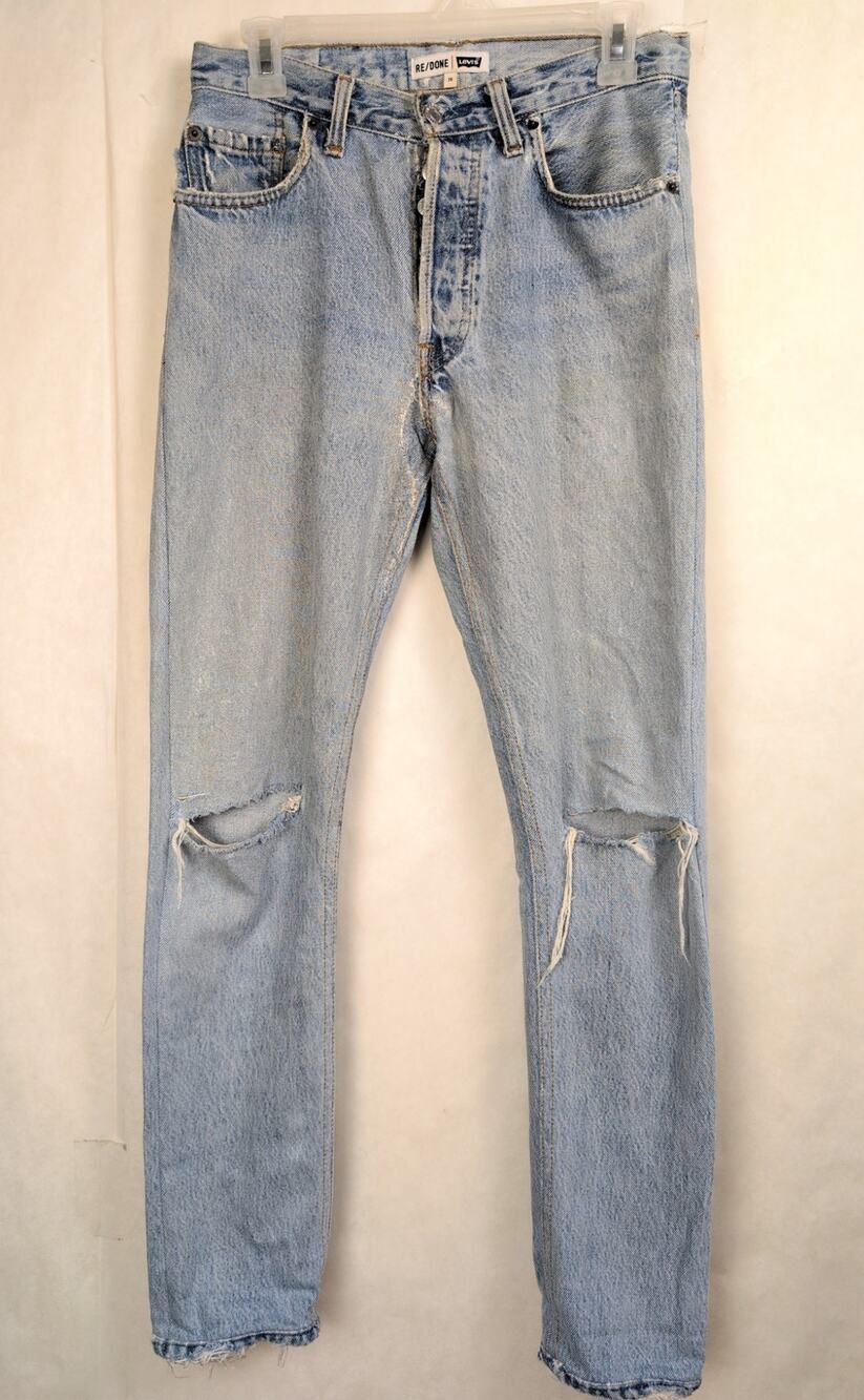 Redone Levis 90s High Rise 118635 blue jeans Size 26 Retro Classic Western